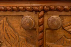 Antike Vollholzkommode Vintage - Charmante Aufbewahrung für Ihr Zuhause – Vorschau 5