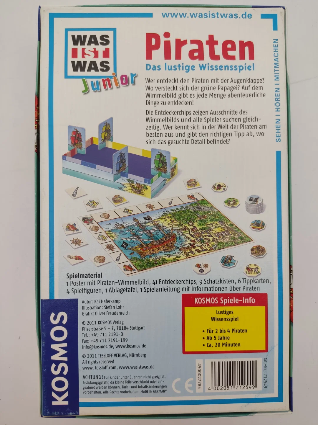 Wissenspiel Kosmos Piraten (ab 5 Jahren) | Piraten-Abenteuer – Bild 2