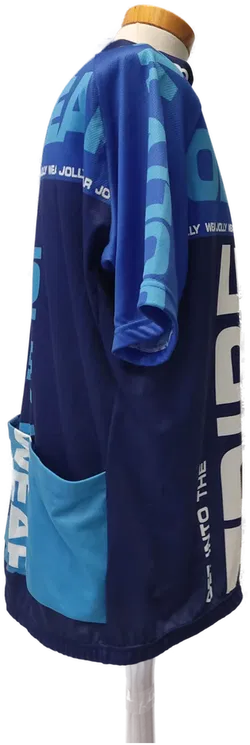 JOLLYWEAR Herren Fahrradtrikot blau - 4XL - Bild 2