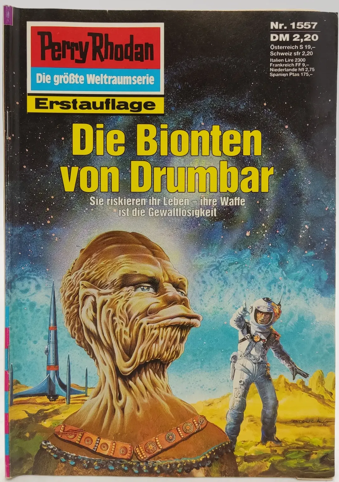  Romanheft Perry Rhodan Die Bionten von Drumbar Erstauflage Nr.1557 - Bild 2