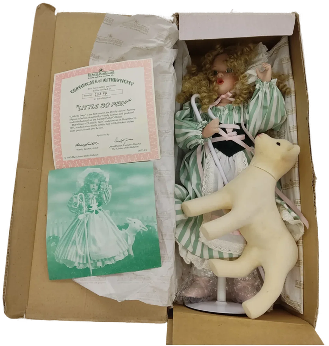 The Ashton Drake Galleries - Porzellan Puppe "Little Bo Peep"  – Bild 2