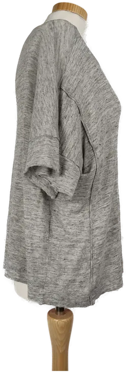 Mango Damen T-Shirt grau meliert - S/36 - Bild 2