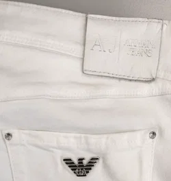 Armani Jeans "Orchid" Damen weiß Gr. L – Vorschau 4
