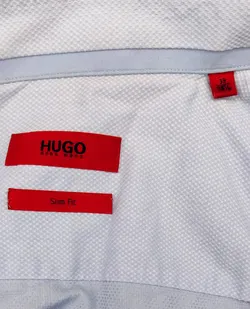 Boss Herren Hemd blau Gr. US 15½ - Bild 4