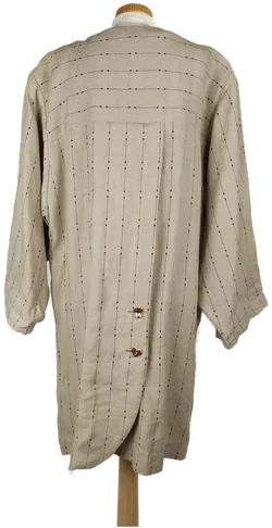 Evelyn Damen Mantel Leinen beige - 40/L - Bild 2