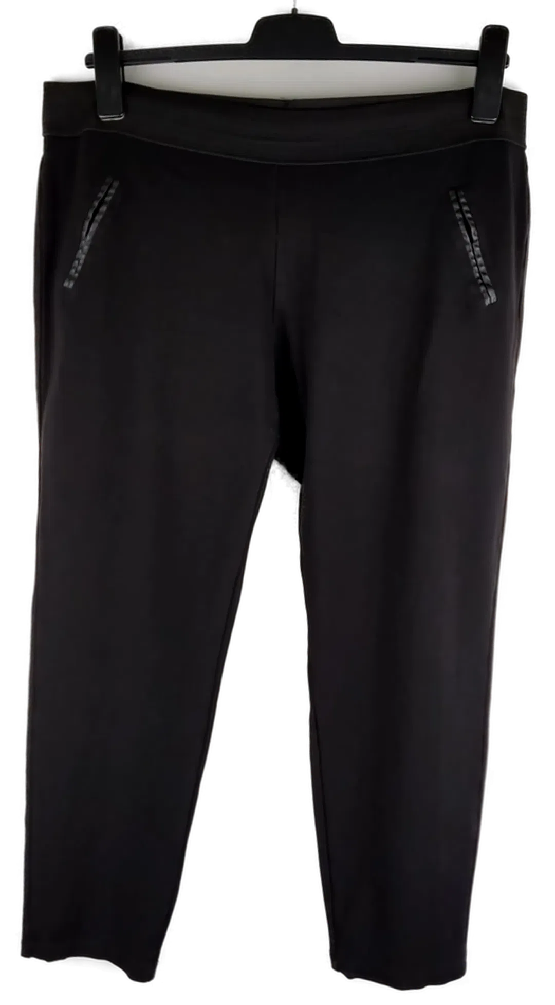 Stretchhose 'Yessica', schwarz mit Gummizugbund, Größe 46 - Bild 1