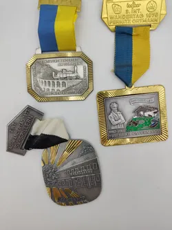 6x Vintage Wanderabzeichen - Bild 2