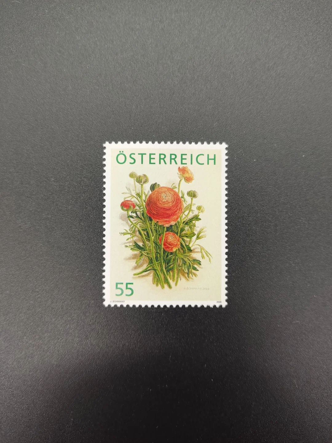 Briefmarke Treuemarke 2008 "Ranunkel" postfrisch – Bild 2
