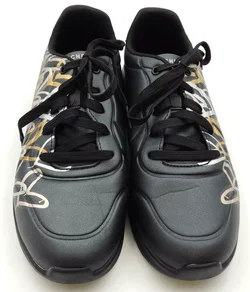 Skechers x JGoldcrown Damensneaker schwarz mit metalic Herzmuster Gr. 39 – Vorschau 2