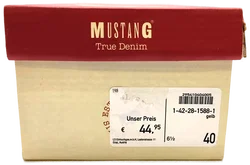 Mustang Damen-Sandalen Kunstleder senfgelb Gr. 40  - Bild 10