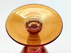 Glaskaraffen-Set 7-tlg böhmisches Glas Handbemalt | Zeitreise - Bild 6