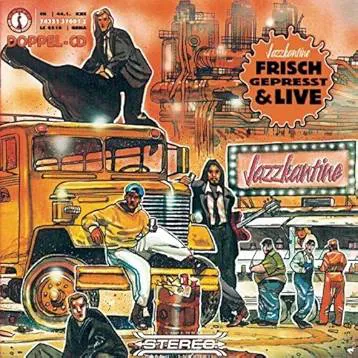 CD Jazzkantine – Frisch gepresst & live – Doppel-CD 1996 – 16 Livetracks + 8 Studioaufnahmen - Bild 1
