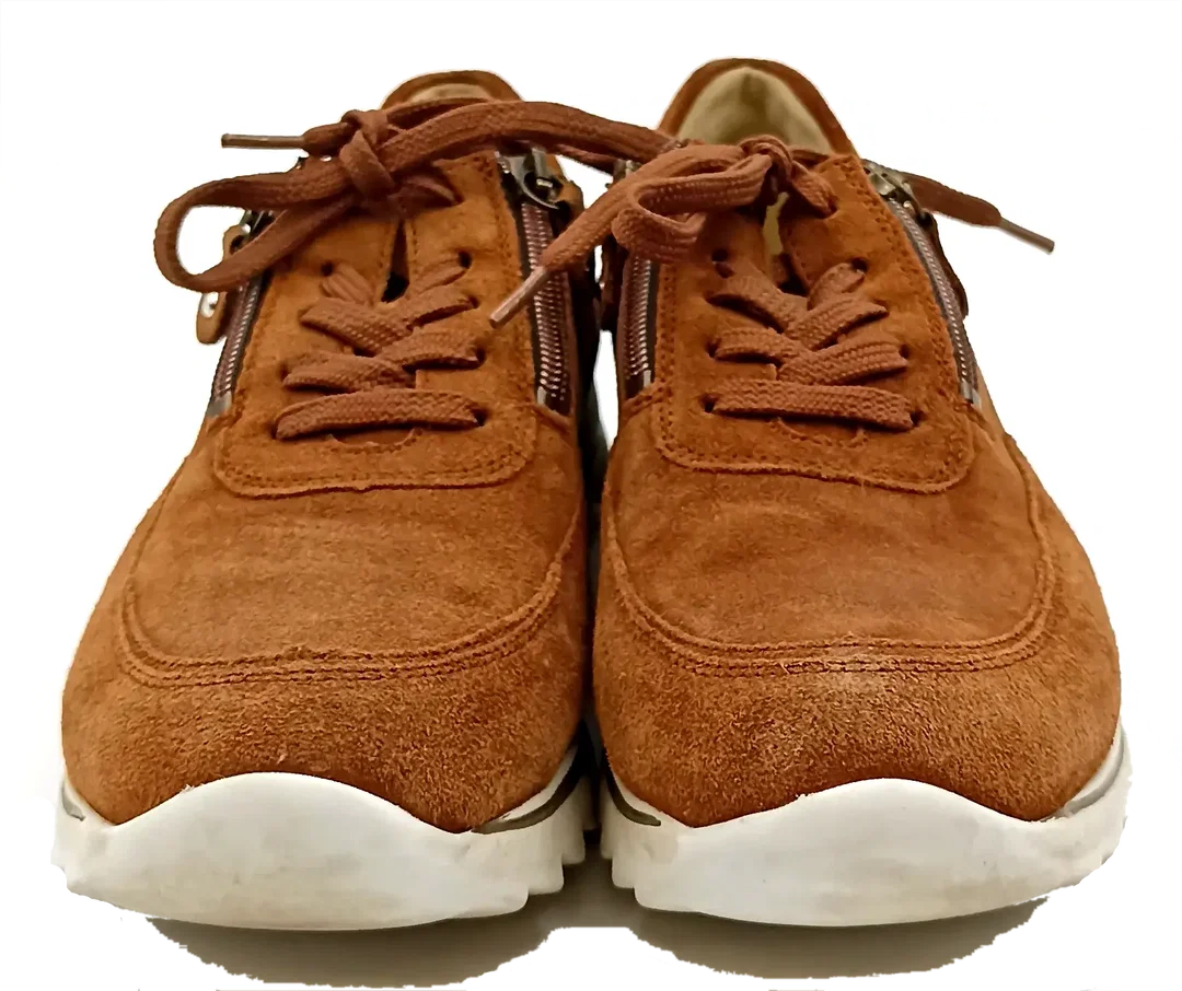 Waldläufer Damen Velourleder cognac Gr. 40 – Bild 2