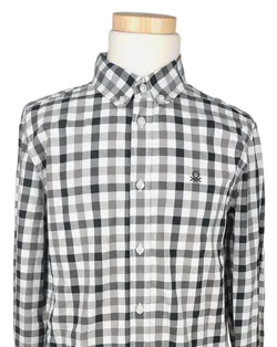 United Colors of Benetton Jungen Hemd, grau - Gr. 150 - Bild 3