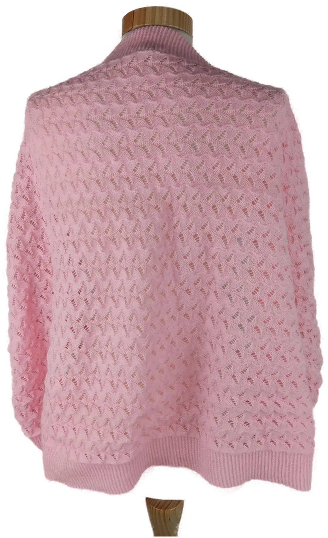 Bolero "Bayer-Textilfaser", mit Bündchen, gestrickt, rosa – Bild 2