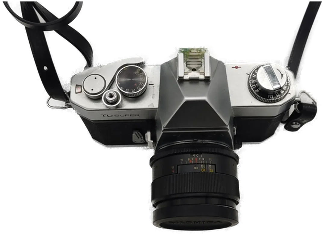 Yashica TL-Super Spiegelreflexkamera mit Tasche – Bild 4