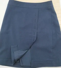 Minirock Ann Taylor Factory Dunkelblau | Business-Eleganz – Vorschau 2