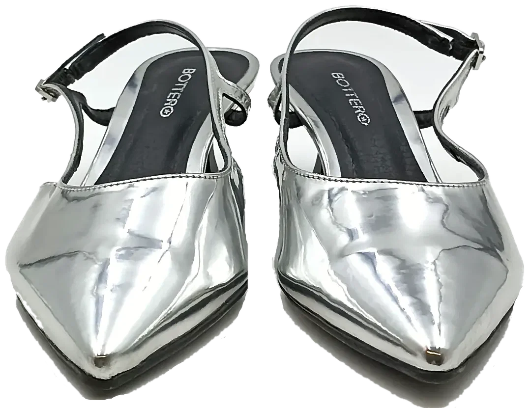 Bottero Slingback Pumps silver Gr. 38 – Bild 2