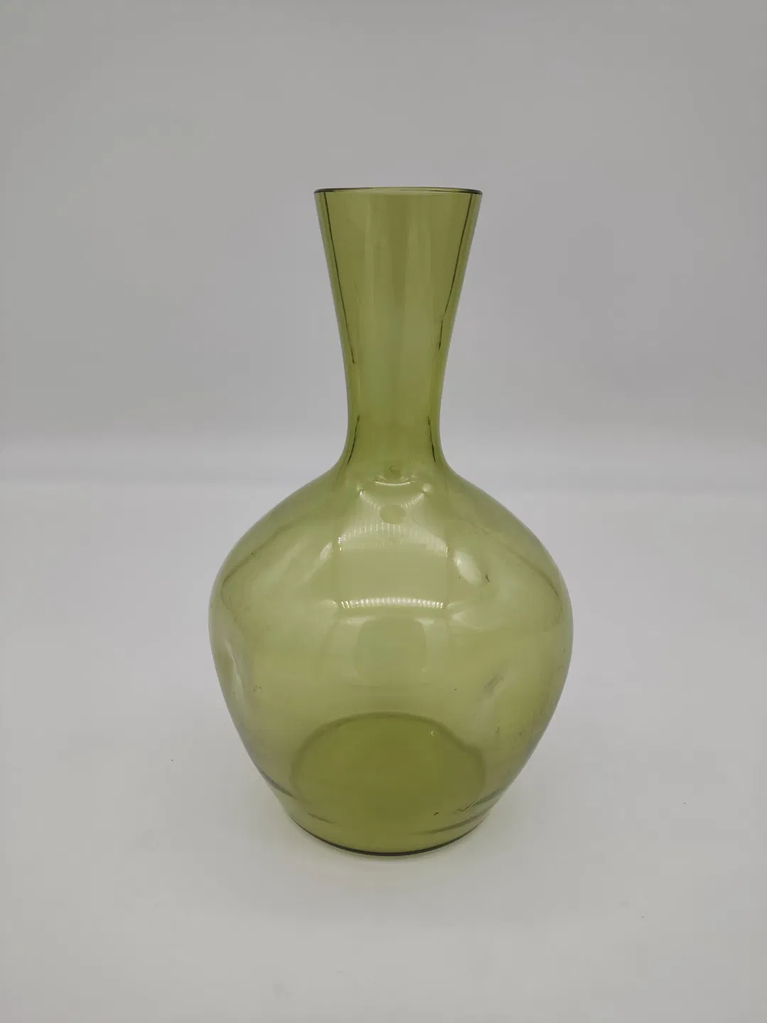 Vintage Glasvase, grün - Bild 1