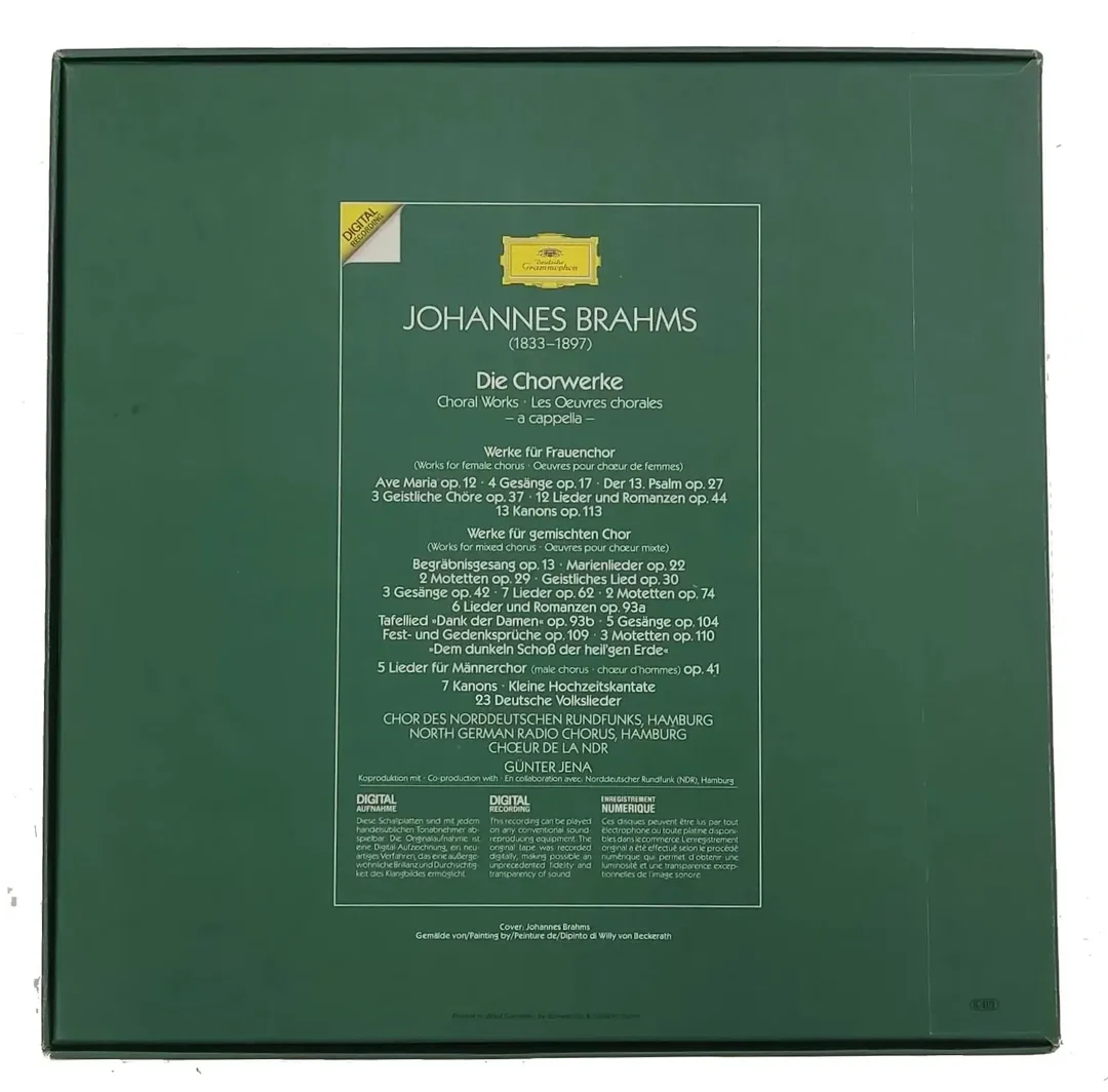 Langspielplatte Johannes Brahms – Die Chorwerke a cappella (6LP-Box) – Bild 5