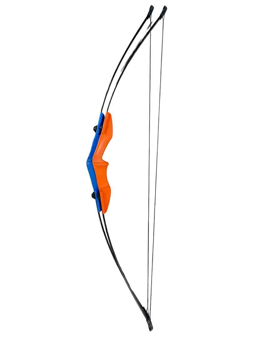 Recurve Bogen 133cm Bogenschießen Jugendbogen Blau Orange – Bild 1