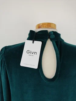 Givn Damenkleid aus BW-Samt petrol - S / 36 - Bild 4