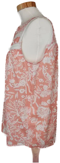 Orsay Damen Top weiß/lachs geblümt - M/38 - Bild 3