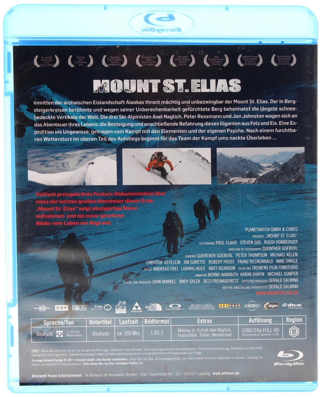 Blu Ray "Mount St. Elias" – (Dokumentarfilm, ARTHAUS) – Bild 2