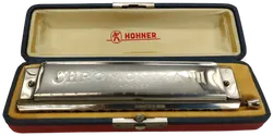 M.Hohner Chronmonika III 280  C  Mundharmonika 16 Kanäle mit Etui - Bild 1