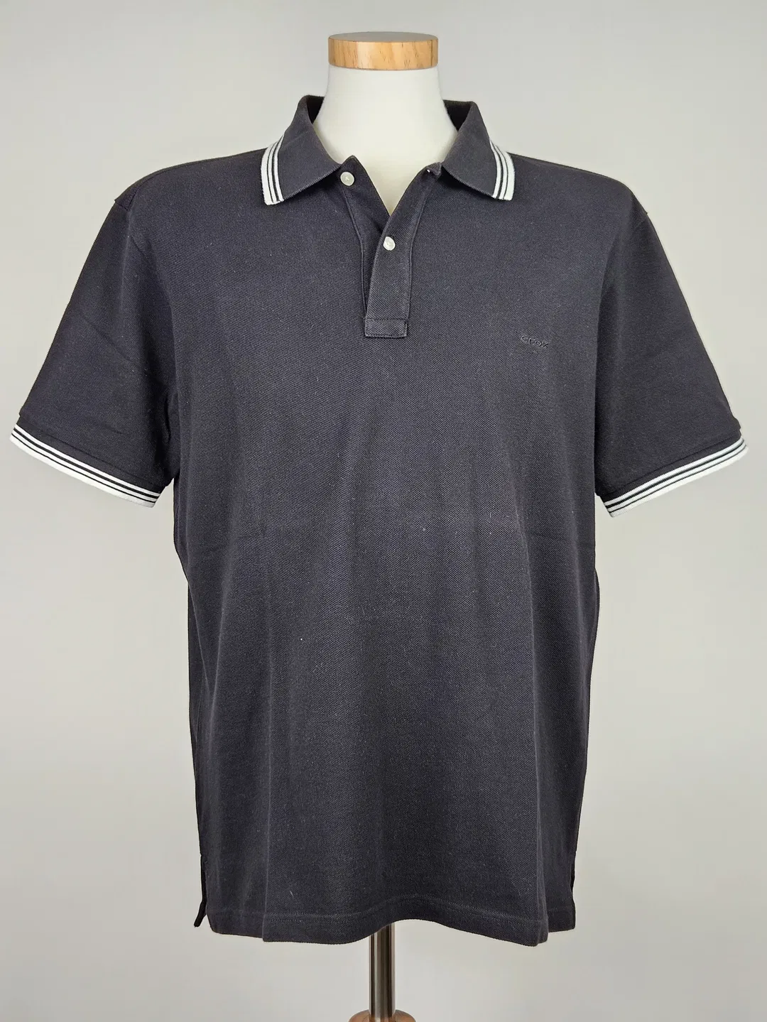 GEOX RESPIRA Herren Poloshirt, schwarz - Gr. XL  - Bild 4