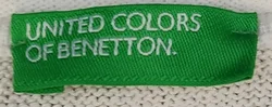 United Colors of Benetton Kinderstrickjacke weiß Gr. XXS - Bild 3