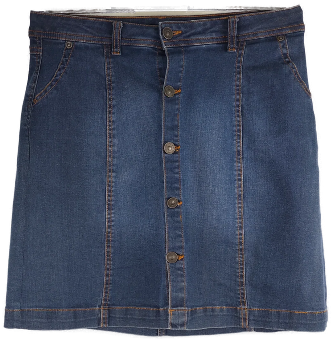 Damenrock C&A Jeansblau Größe 36 | Retro-Charme – Bild 1