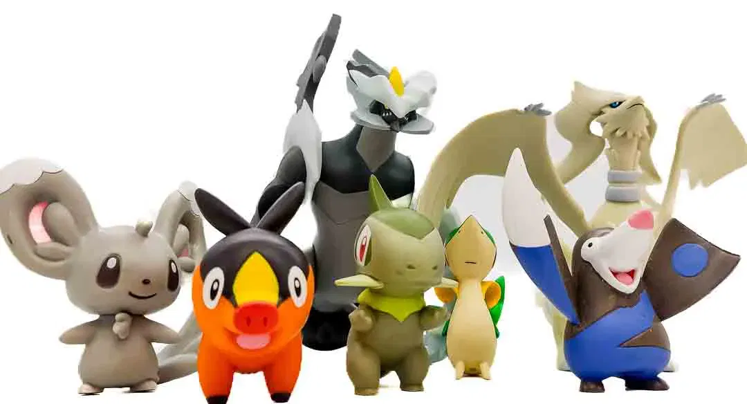 Set TAKARA TOMY Pokemon 7 diverse Sammelfiguren (2x Groß und 5x Klein) - Bild 1