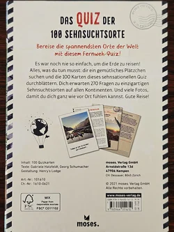 Fernweh - Das Quiz der 100 Sehnsuchtsorte - Gesellschaftsspiele - moses. - Bild 2