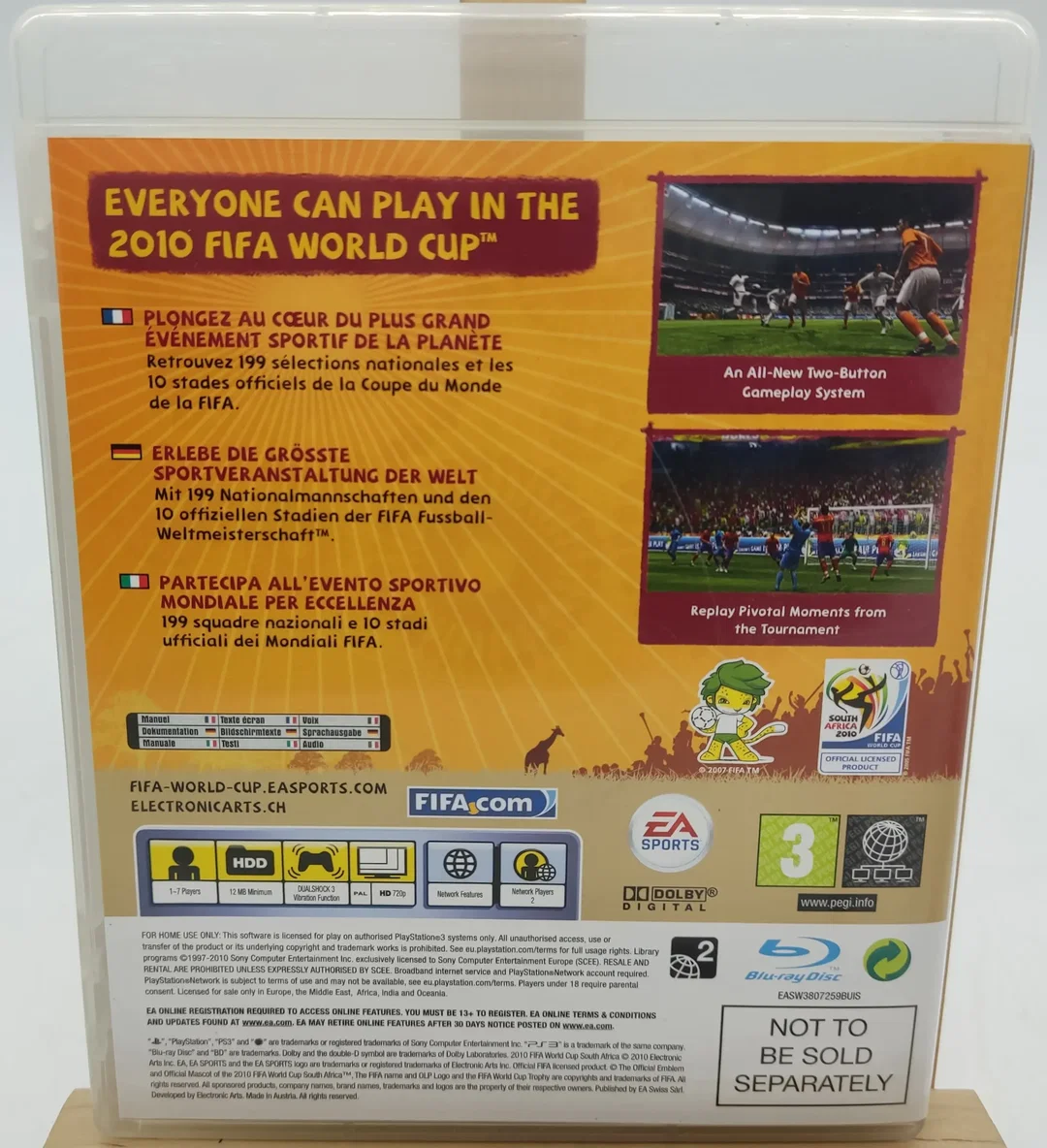 Playstation Sony PS3 Spiel 2010 FIFA World Cup "South Africa" – Bild 2