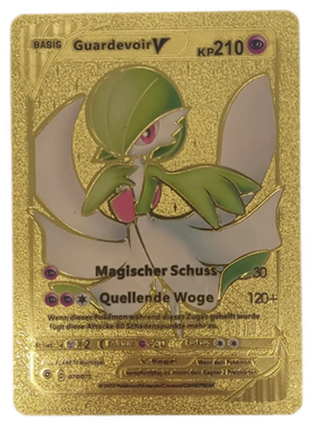  Pokémon Sammelkarte Goldfolie GuardevoirV BASIC – Bild 1