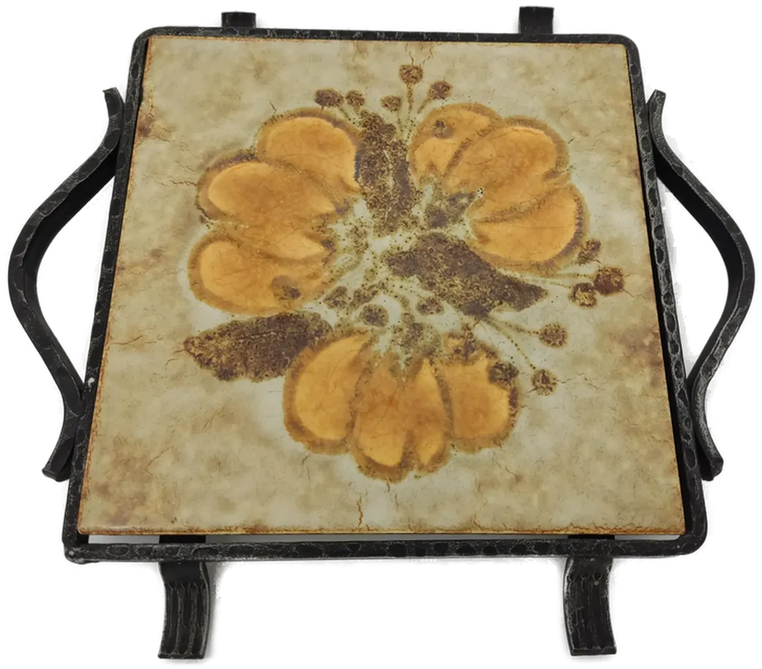 Topfuntersetzer Schmiedeeisen mit Fliese - Bild 4