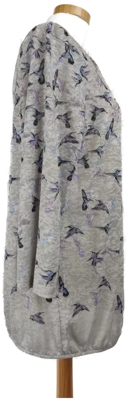 Gerry Weber Shirt grau mit Vögel- L/40 - Bild 3