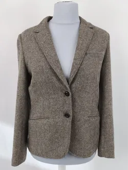 Tweedjacke, Tweedblazer, H&M, Gr. 42, Country Style - Bild 1