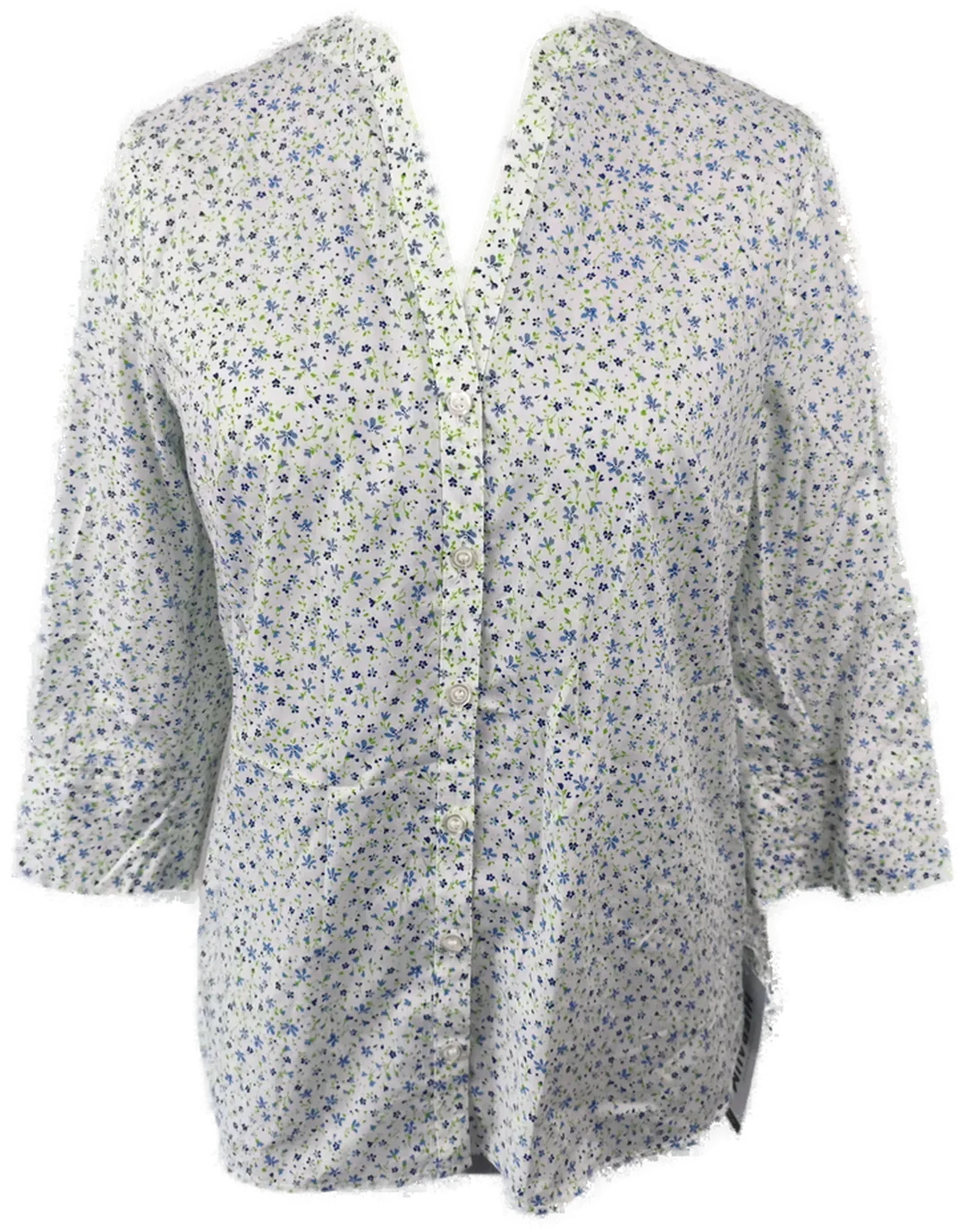 geblümte Trachtenbluse Hiebaum, Gr. 40 - Bild 1