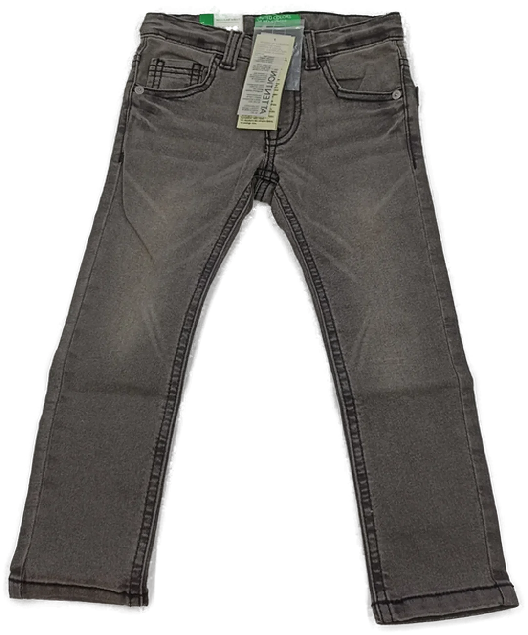 United Colors of Benetton Kinderjeans anthrazit Gr. XXS  - Bild 4