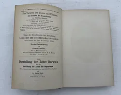 Antikes Buch - Entstehung der Arten durch natürliche Zuchtwahl - Bild 3