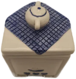 Teewärmer, Stövchen Keramik, Landhaus - Bild 3