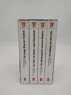 Österreich II. 4 Bände (Bd.1: Am Anfang war das Ende, Bd.2: Die Wiedergeburt unseres Staates, Bd.3: Ein Volk, ein Reich - kein Österreich, Bd.4: Der lange Weg zurück)-  Sepp Riff, Hugo, Portisch - Bild 2