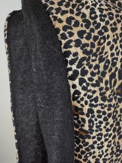 Loopschal braun/schwarz gemustert - Bild 4