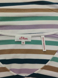Damen T-Shirt s.Oliver Gestreift Viskose | Sommerliebling – Vorschau 4