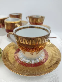 Bavaria Porzellan Kaffeeservice mit Schönheitsfehler | Vintage-Schatz - Bild 7