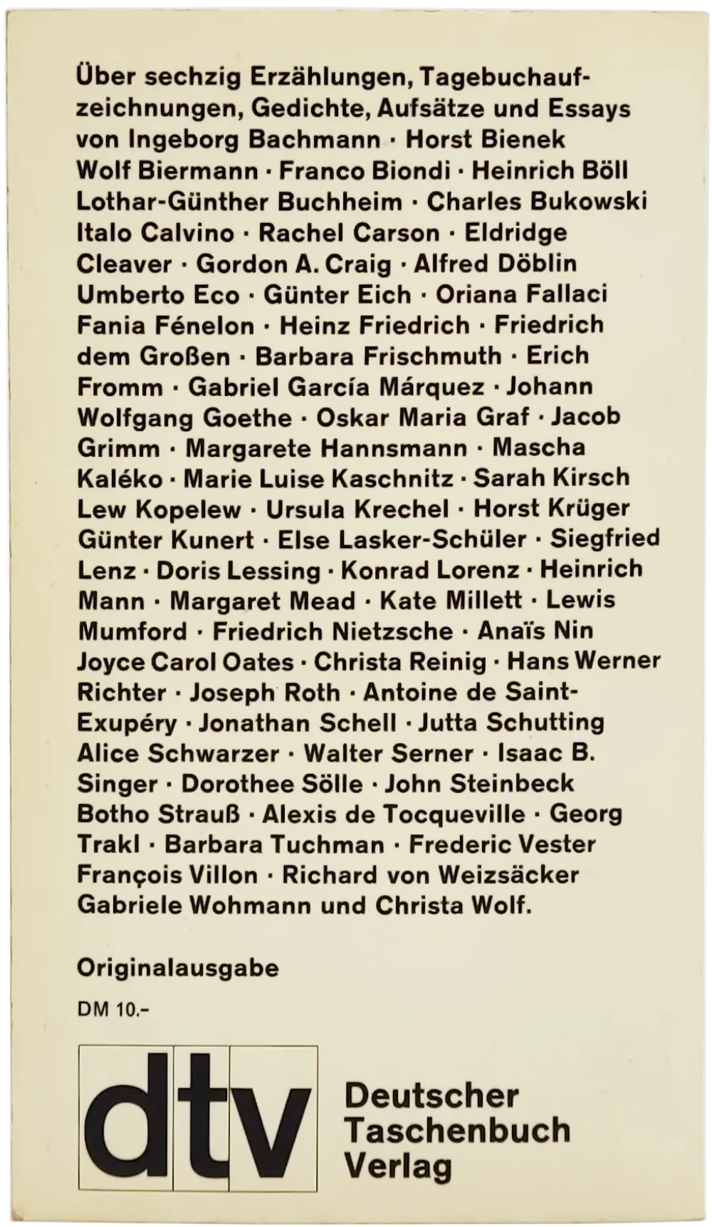 Buch "Weißbuch - Verführung zum Lesen" eine Sammlung verschiedener Schriftsteller – Bild 2