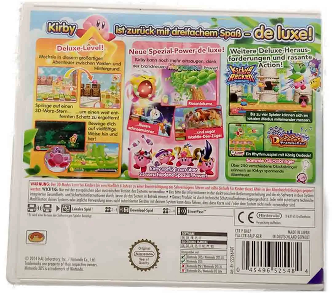 Kirby: Triple Deluxe Nintendo 3DS – Komplett in OVP Sammlerzustand – Bild 3
