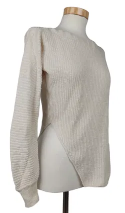 James Perse Damen Strickpullover, beige - Gr. XS  - Bild 2